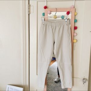 Outdoor Voices Rectrek Pants in Bone (size medium)